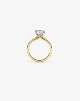 Certified Solitaire Engagement Ring with A 1 1/2 Carat TW Diamond in 18kt White Gold