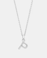 "Z" Initial Pendant in Sterling Silver