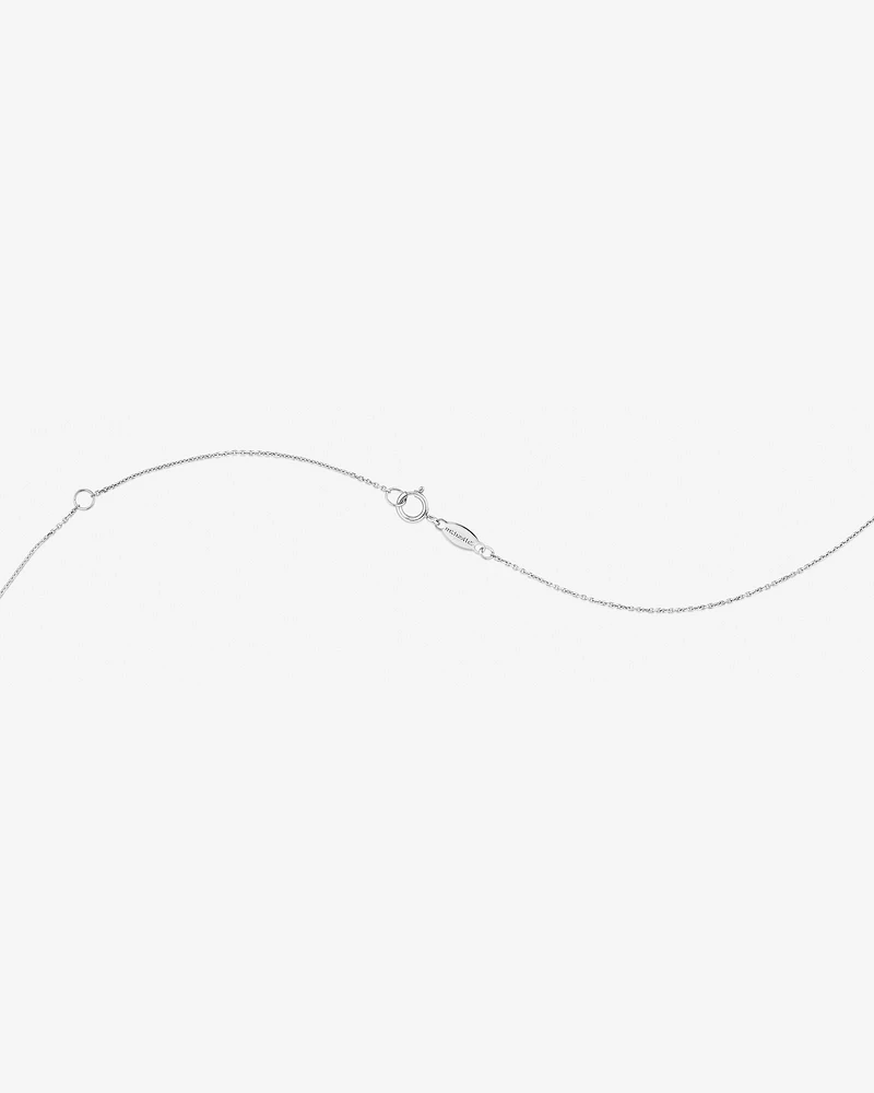"U" Initial Pendant in Sterling Silver