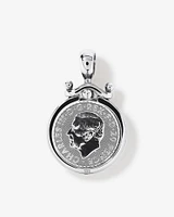 1/10oz Brittannia Soverign Medallion Pendant in Sterling Silver