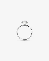 1.79 Carat TW Round Brilliant Laboratory-Grown Diamond Halo Engagemet Ring in 14kt White Gold