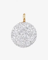 Pendentif Stardust en or jaune 10 K et rhodium avec diamants totalisant 1,26 ct