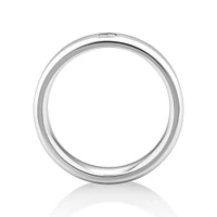 Bague en or blanc 10 K avec diamants totalisant 0,15 ct pour homme