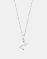"Z" Initial Pendant in Sterling Silver