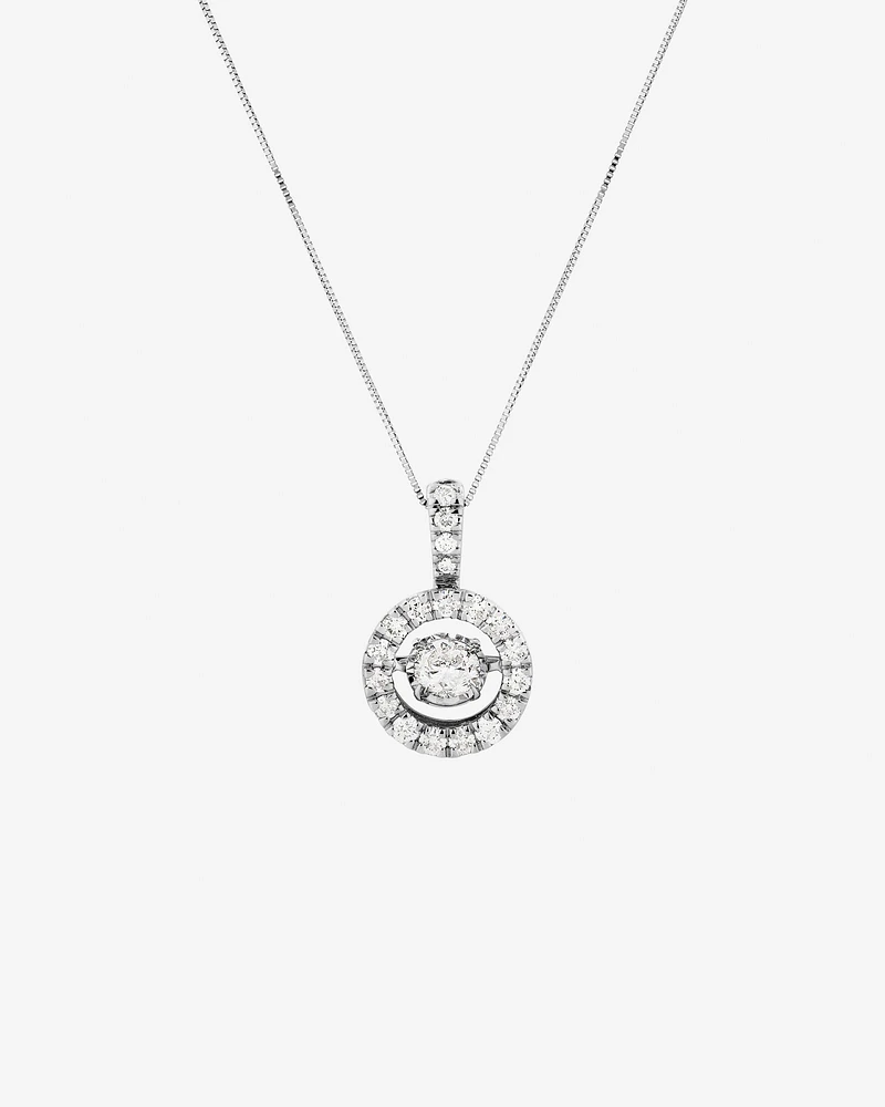 Everlight Pendant with 1.50 Carat TW of Diamonds in 14kt White Gold