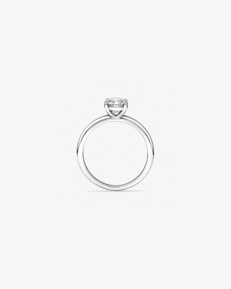 1.00 Carat TW Round Brilliant Diamond Solitaire Engagement Ring in 14kt White Gold