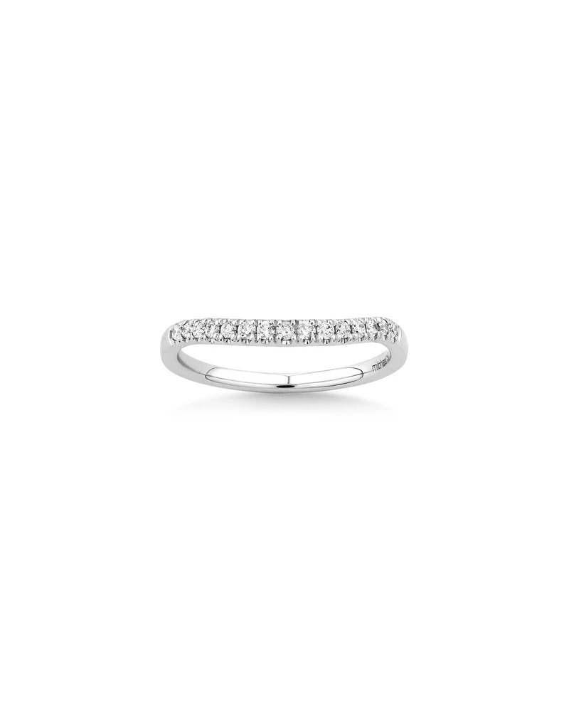 Bridal Set with 1 Carat TW of Diamonds in 14kt White Gold