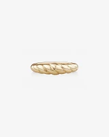 Narrow Croissant Ring in 10kt Yellow Gold