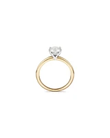 Carat TW Round Brilliant Laboratory-Grown Diamond Solitaire Engagement Ring in 14kt Gold