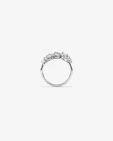 Cubic Zirconia Vine Open Ring Sterling Silver