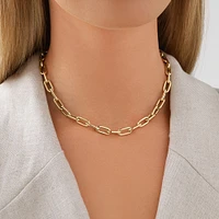 42.5cm Oval Paperclip Chain in 10kt 42.5cm Hollow Oval Paperclip Chain in 10kt Yellow Gold