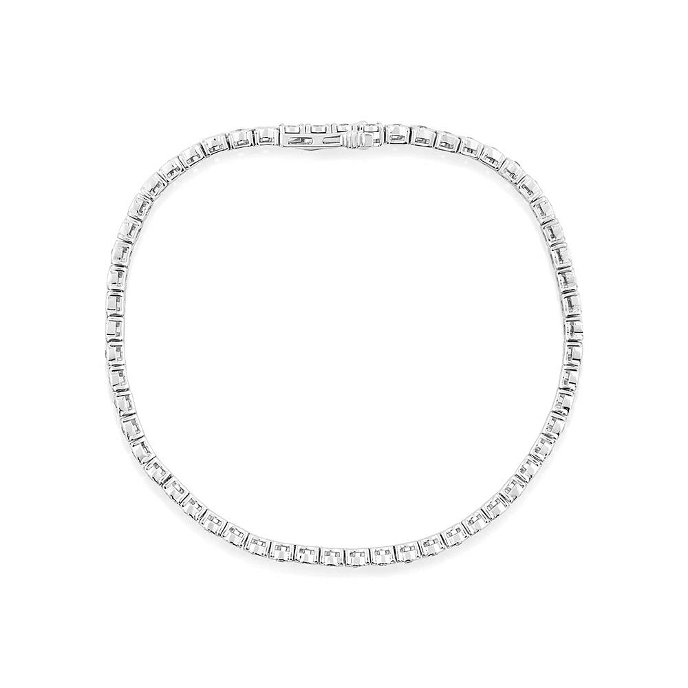 Bracelet de tennis en diamants de 0,50 carats TW en argent sterling