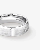 Men's Ring with 0.15 Carat TW of Diamonds in 10kt White Gold