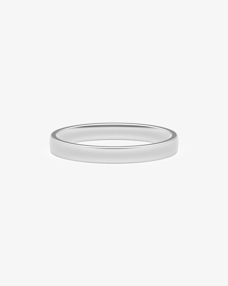 Half Round Wedding Band 10kt Yellow Gold