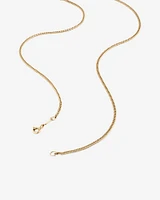 45cm (18") Double Curb Chain in 10kt Yellow Gold