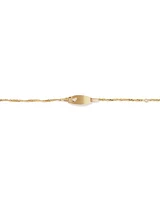 14cm (5.5") Baby Identity Bracelet in 10kt Yellow Gold