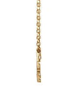 "K" Initial Necklace with 0.10 Carat TW of Diamonds in 10kt Yellow Gold