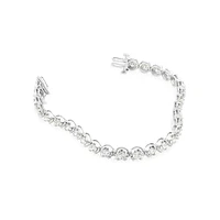 8.00 Carat TW Diamond Tennis Bracelet in 14kt White Gold