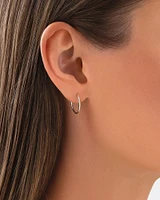 14mm Sleeper Earrings in Sterling Silver