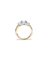 2.00 Carat TW 3 Stone Signature 101 Diamond Ring in 14kt Yellow & White Gold