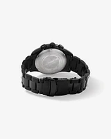 Men's Chronograph Watch in Black Tone Stainless Steel