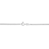 60cm (24") 1.5mm - 2mm Width Curb Chain in 925 Sterling Silver