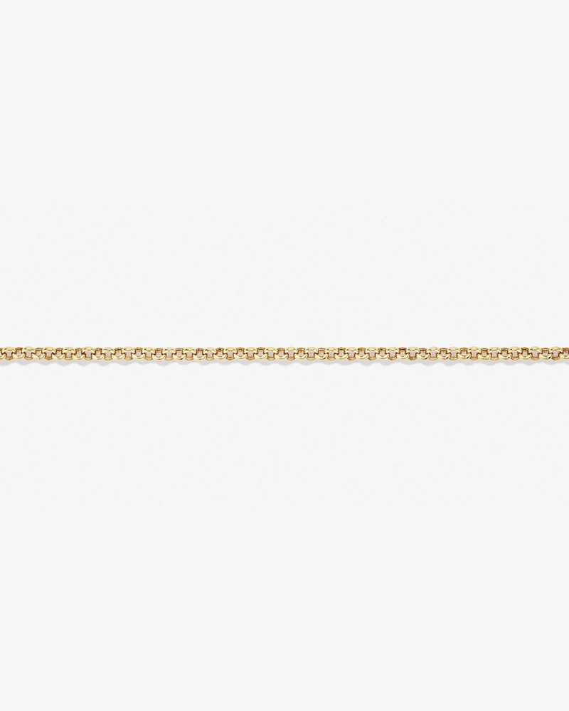 19cm (7.5") 4mm-4.5mm Width Belcher Bracelet in 10kt Yellow Gold