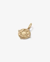 Diamond Accent Aries Zodiac Pendant in 10kt Yellow Gold