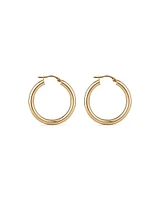 20mm Hoop Earrings in 10kt Yellow Gold