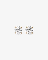 1.00 Carat TW Diamond Solitaire Stud Earrings in 18kt White Gold