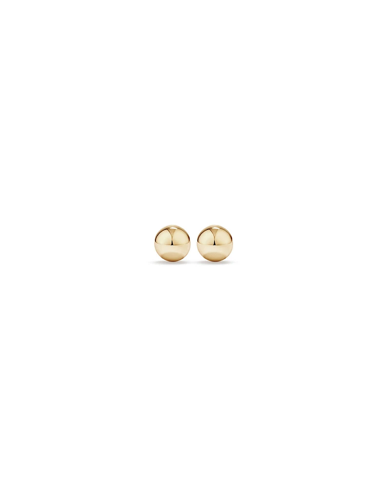 3mm Ball Stud Earrings in 10kt Rose Gold