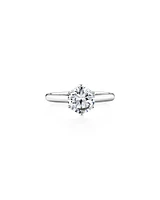 Certified Solitaire Engagement Ring with A 1 1/2 Carat TW Diamond in 18kt White Gold