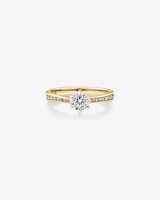 Ring with Carat TW of Diamonds in 14kt Yellow & White Gold