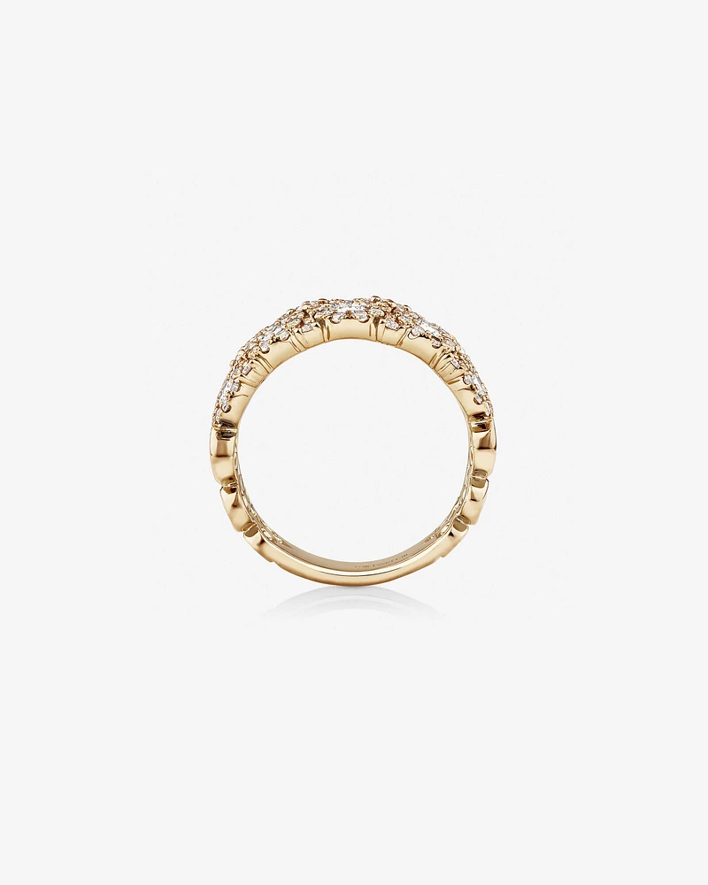 2 Row Bubble Ring with 2.00 Carat TW Diamonds in 14kt Gold