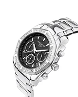 Men's Solar Chronograph with 1/2 Carat TW of Diamonds in Stainless Steel