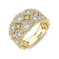 2 Row Bubble Ring with 2.00 Carat TW Diamonds in 14kt Gold