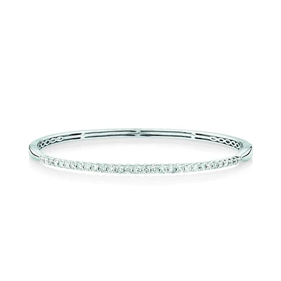 Bangle With 1 Carat TW Of Diamonds In 10kt Yellow Gold