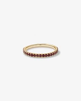 Ruby Stacker Ring in 10kt Yellow Gold