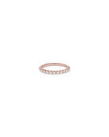 Wedding Ring with 0.34 Carat TW of Diamonds in 14kt Rose Gold