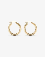 15mm Hoop Earrings in 10kt Yellow Gold