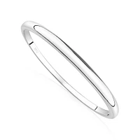 61mm Solid Dome Bangle in Sterling Silver