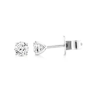 Carat TW Diamond Solitaire Stud Earrings in 18kt Gold