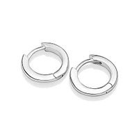 14mm Huggie Earrings in Sterling Silver