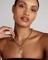 50cm (20") Large Belcher Open Pendant Chain in 10kt Yellow Gold