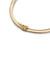 60mm Hollow Tube Bangle in 10kt Yellow Gold