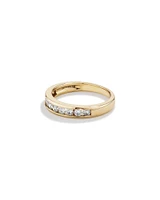 Wedding Ring with 0.50 Carat TW of Diamonds in 18kt Yellow Gold