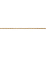 55cm (22") 5.1mm Width Solid Concave Bevelled Curb Chain in 10kt Yellow Gold