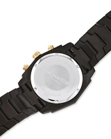 Men's Solar Chronograph Watch with 1/2 Carat TW of Diamonds in Black & Gold Tone Stainless Steel