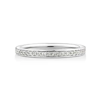 Wedding Band with 1/5 Carat TW of Diamonds in 14kt White Gold