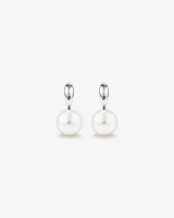 Hook Earrings with Freshwater Pearls in Sterling Silver